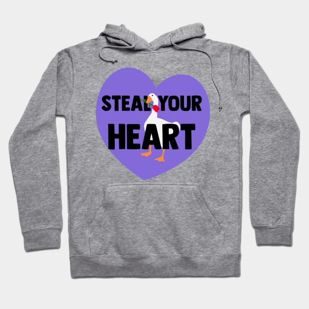 Steal Your Heart Goose Hoodie by BethTheKilljoy